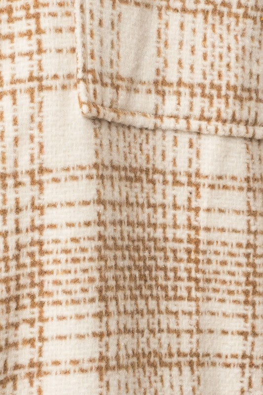 Long Shacket with Front Pockets
